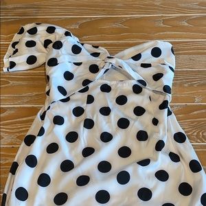 Superdown polka dot dress